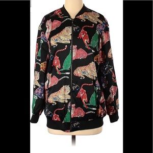 ZARA size small animal print jacket